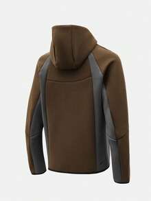 Nike Men's AS M NK TECH FLC PRO WR FZ JKT Knit Sweatshirt Jacket IF1326-212 - Brown - View 3
