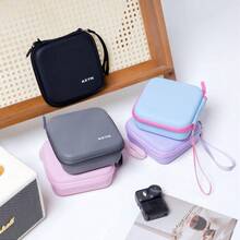 PU Embossed Hard Shell Camera Storage Case With Carrying Strap And Free Carabiner, Full Accessories Storage And Protection Travel Bag, Suitable For Osmo Nano Pocket Camera - View 9