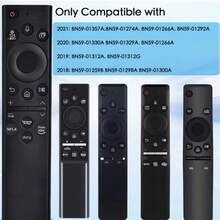Compatible con control remoto de Smart TV: Reemplazo de control por voz para BN59-01385A, compatible con la mayoría de televisores Frame QLED LED LCD 8K 4K de 2018-2024 - Ver 1