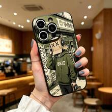 手机壳:適応 iPhone17 16 15 14 13 12 11 proPro Maxシリーズ カートンボックスヘッド男女高級感 - ホワイト - チェックする 2