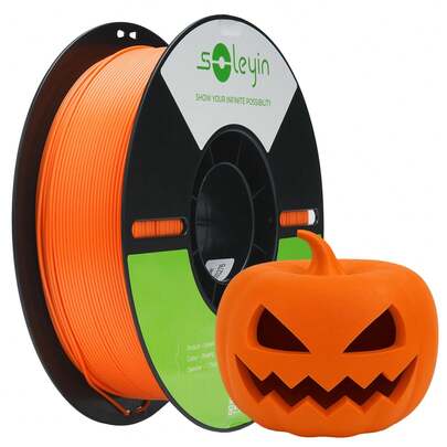 Filamento PLA Ultra Creality Soleyin 1,75mm 1KG Laranja Insumo para Impressão 3D de Alta Velocidade