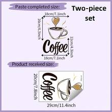 咖啡書房臥室玄關居家裝飾牆貼 自黏紙 - coffe貼紙 - 查看 6