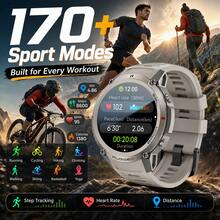 KENPANG Offline Map Men's Smartwatch, Built-In GPS, Downloadable Offline Maps, Navigation Without Phone, 5ATM Waterproof, Swimming Sports Watch, 170+ Sports Modes, Outdoor Compass/Altimeter/Barometer, Wireless Calling, Message Notifications, Weather Forecast, GPS Positioning. 1.43-Inch 460*460 Ultra-Clear AMOLED Screen. Zinc Alloy Anti-Drop Dual-Color Case. Men's And Women's Fitness Tracker, Compatible With IOS And Android - View 6