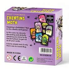 Spanish Deception Moth German Cockroach Casual Party Game Fraud Bee Board Game Family Interactive Paper Social Skill Relaxation Game Suitable For Parties And Holidays Interactive Game Card Board Game Craft Board Game Gift - POLLA TRAMPOSA - View 7