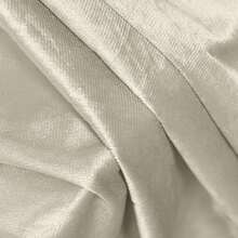 Plain Velvet Curtain With 8 Buttons (1 Piece), Soft And High Quality Fabric, Enhances The Style Of Your Home, Perfect To Complement Any Modern Decor Style. - 米色 - 查看 8