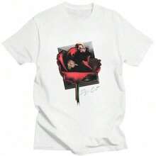 Camiseta Doja Cat Vie In Bloom, rapera Doja Cat, estilo retro, con estampado gráfico, para hombre y mujer, moda clásica, camiseta informal de . - Blanco - Ver 1