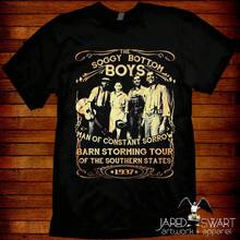 Camiseta de Soggy Bottom Boys: Oh Brother, Where Art Thou, inspirada en el Pop Art - Negro - Ver 1