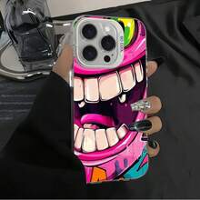 Imagen de dibujos animados Carcasa celular diseño elegante resistente a impactos y rasgos, adaptada paraúltiples modelos como  X,XR,XS y series 11/12/13/14/15/16/17 con todas sus variantes, celulares  gama A y S de diferentes generaciones, dispositivos  Moto E y serie G, además de  y Redmi Note toda la línea, material cómodo ligero, protección completa para teléfonoóvil para uso personal y diario cotidiano - Multicolor 2 - Ver 1