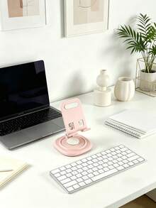 360° Rotating Mobile Phone Tablet Stand, Stable And Non-Slip, Angle Can Be Freely Adjusted, Portable Folding Design, Metal Material - Easy And Practical, Suitable For Desktop, Office, Outdoor, Camping And Drama Watching - Regular Model - View 8