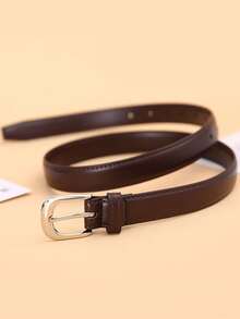 New Teenager Combination Thin Belt, Premium PU Material, Fashionable Cut, Perfect Decorative Accessory For Jeans And Dresses, Back To School Season Essential, Back To School Gift Choice For Boys And Girls. - Multicolor - View 7