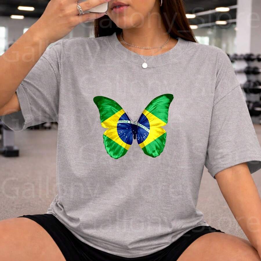 Camiseta Cristã T-shirt Nossa Senhora Blusa Varias Cores Católica - Amarelo - Visão 1