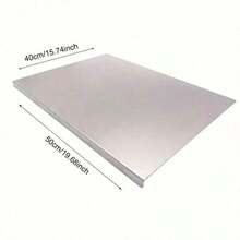 1pc Stainless Steel Cutting Board, Kitchen Essential - Large Stainless Steel Cutting Board With Lid And Non-Slip Pad, Suitable For Countertop, Used For Cutting Meat, Vegetables, Bread And Baking, Kitchen Accessory - Silver - View 11