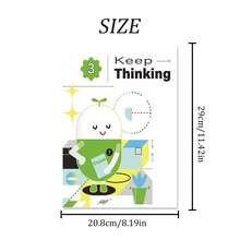 Keep Thinking: Math Workbook, Suitable For Students, Great Extracurricular Learning Material, Double-Sided Printing, A Gift For Students And Family, Back-To-School Gift, A4. - Workbook - View 10