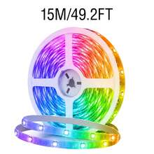 RGB LED Strip Lights For Bedroom, 3.28FT-98.4FT Color Changing Mood Lighting With APP And Remote Control, Music Sync For Gaming Room, TV Backlight And Room Decor - 3535RGB - View 13