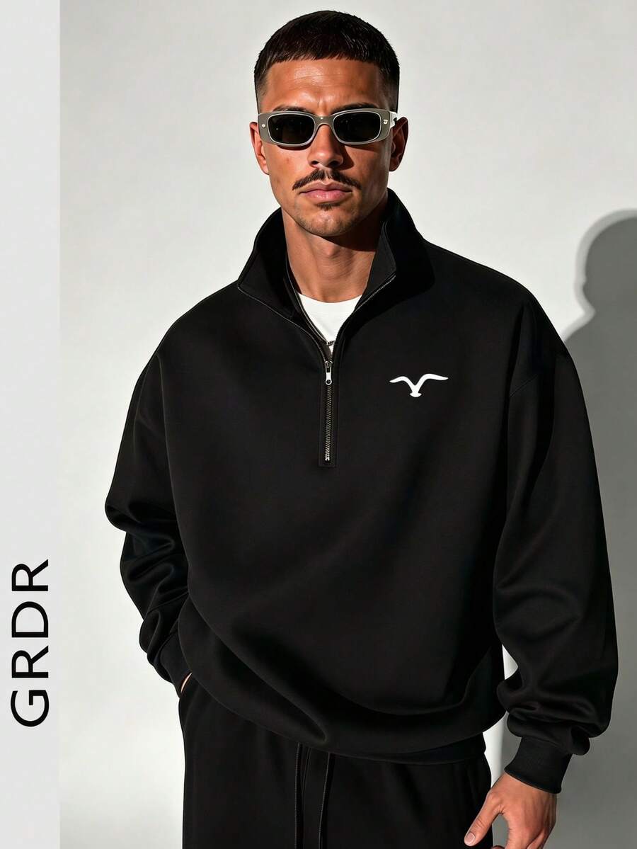 GRDR Men Sweatshirts - Black - View 1