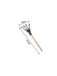 1件 14.5cm 娃娃屋迷你花園裝飾家具，田園風靜物攝影道具，多功能迷你花園耙子展示套組 - 彩色 - 查看 8