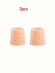 2/4/6/8/15pcs Silicone Toe Sleeves - Breathable Perforated Toe Caps For Running, Hiking, Skating And Dancing - Soft Elastic Hand-Washable Toe Covers, Nude Color, Finger/Toe Protectors, Toe Separators, Gifts For Parents - Multicolor - View 10