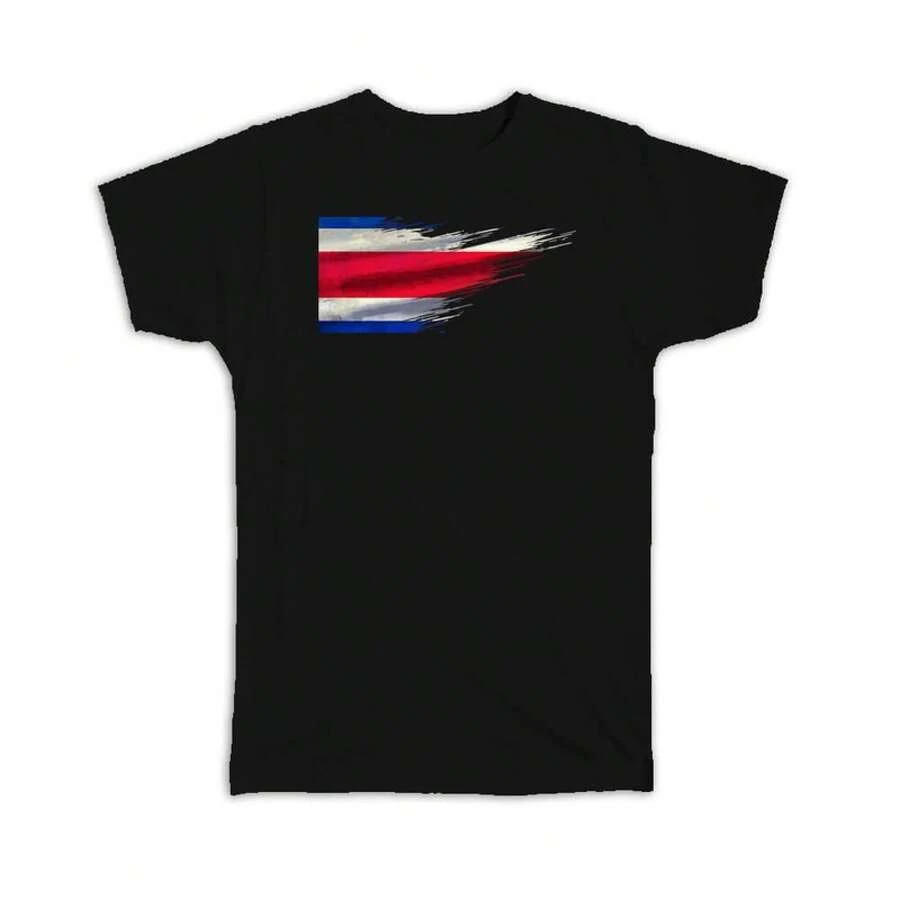 Cadeau--Chemise:-Rica-Drapeau Moderne Pays Expatrié - Blanc - Voir 1