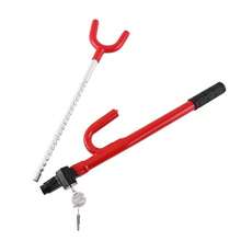 Universal Twin Hook Steering Wheel Lock The Club Heavy Duty Anti-Theft Car Security Lock Anti Cut Saw Resistant Vehicle Safety Device With 2 Keys Fit Cars Utes 4WD SUV Light Trucks Camper Caravan - 查看 5