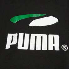 Puma Spring/Autumn Men's Hooded Sports Sweatshirt, Casual Fashion Large Logo Outdoor Knit Pullover 62814201 - Black - View 6