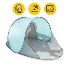 Self-Folding Inflatable Tent, Outdoor Tent, Multiple Colors Available - Light Grey - View 4