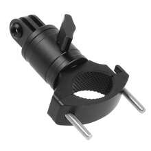 Adaptador de triple ranura de aleación de aluminio para bicicleta, soporte de conversión giratorio 360°, compatible con diámetro de tubo de 20~30mm, accesorio de cámara compatible con cámara de acción y otros equipos de fotografía - Ver 3