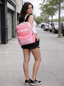 VANS Casual Backpack, Multiple Designs - Pink - View 4