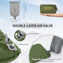 Naturehike Ultra-Light Inflatable Sleeping Pad Tuye 4.6, All-Season Use - Multicolor - View 8