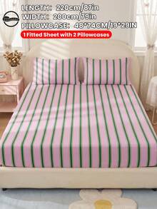 2/3pcs Printed Bedding Set, Bedding, Mattress Protector Set, Comfortable Home Textiles, Breathable Anti-Pilling Mattress Cover, Home Decor, Suitable For All Seasons, Machine Washable, Back To School - Multicolor - View 17