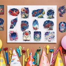 50PCS Fantasy Fairy Tale Transparent Stickers PET Decals For Phone Laptop Scrapbook Diary Journal Car Motorcycle Bottle Suitcases Decoration Birthday Gift School Supplies - 1 Set - View 4