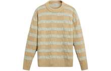 ZARA Knitwear Men's Beige Crew Neck Moderate Other Beige - Beige - View 1