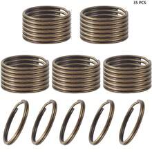 35pcs 1 Inch Metal Key Rings, Durable Round Open Key Rings, Suitable For Home, Office And Car Keys, Pet Tags, DIY Crafts And Keychain Lanyard Making - Aperture - View 11