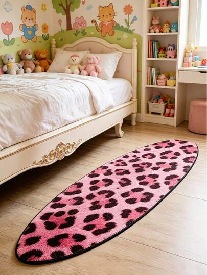 1PC Surfboard Shaped Long Bedside Mat, Vintage Wave Octopus Print, Coastal Style Bedroom Soft Decor Fun Decorative Carpet, Cute Style Entryway Hallway Decor Mat, Suitable For Spring/Summer, Autumn/Winter, All Seasons Decorative Carpet, Multiple Sizes Available, Doormat, Small Rug, Welcome Mat, Carpet, Floor Mat, Outdoor Doormat, Kitchen Rug, Home Decor, Front Door Mat