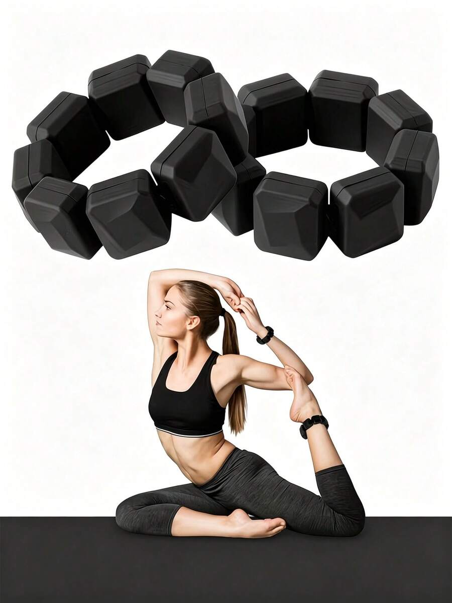 Beban Pergelangan Kaki/Tangan Magnetik, Tahan Air & Anti Selip, Dapat Diatur & Ditumpuk, Cocok Untuk Yoga, Pilates, Berenang, Latihan di Gym dan Latihan Harian, Hadiah Kebugaran Unisex - MultiWarna - View 1