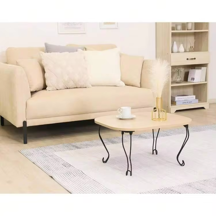 Outdoor Table - กว้าง 60 ซม. + สีธรรมชาติ (มีขาเป็นรูปแมว) - ดู 3