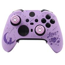 Moonlit Cats With A Loving Heart Controller Skin Compatible With Xbox E-Lite Series 2 Core Wireless Controller, RALAN 1 Controller Protector Case+2 Customised Thumb Grips Caps - View 15