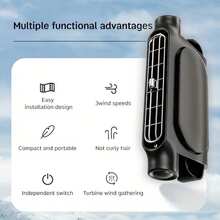2026 Car Seat Fan, Suitable For Driver Seat And Back Seat, Upgraded Mini Portable USB Back Cooling Fan, Can Replace Ventilated Seats, 3-Speed Wind, Suitable For Most Cars, Vehicles, RVs, Trucks - A - View 5