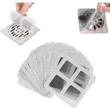 Disposable Shower Drain Hair Catcher Plastic Mesh Strainer Easy To Use Fine Mesh Pattern For Bathroom Bathtub Sink - A - View 9