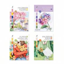Creative Watercolor Painting Book, Coloring Book, Gouache Sketchbook, Notebook, Drawing Pad, Watercolor Paper - Multicolor - View 6