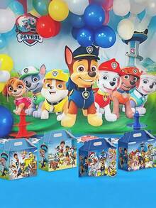 Paw Patrol 12/24件組 汪汪隊主題節日生日派對用品 糖果盒禮物盒包裝 - 卡通 - 查看 3