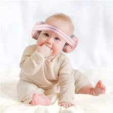 2 En 1 Orejeras Antiruido Bebe 0-4 Protector Auditivo - Rosa - Ver 4