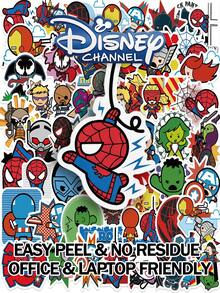 Disney Officially Licensed Marvel Avengers Stickers - 50pcs Waterproof Vinyl Decals - 50pcs - View 11