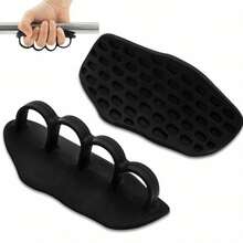 Non-Slip Rubber Fitness Palm Pads - Sweat-Proof Grip Pads, Suitable For Weightlifting, Deadlifts, Pull-Ups And Barbell Training | Ergonomic Hand Protection Design, With Zipper Storage Bag, Portable Home And Gym Training Accessory, Halloween Gift, Christmas Gift - Multicolor - View 2