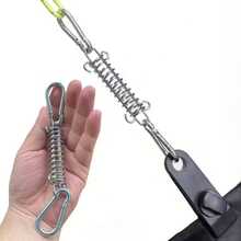 ZHUANGLEI 20PCS Tent Spring Fixing Buckle Set, Canopy Wind Rope Adjustment Buckle Spring Hook Camping Accessories - Figure 1 20 PCS - View 3