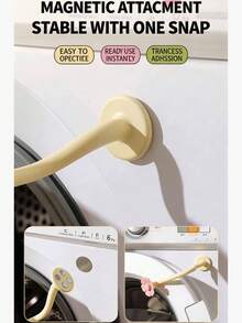 Multiple Styles Cute Flower Magnetic Washing Machine Door Handle, Flexible Bendable Washing Machine Door Support Device, Keeps Door Open; Anti-Mold Ventilation Support Block For Front-Loading Washing Machines, Home Decor Item. - A - View 8