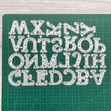 Metal Cutting Dies 26 Letters + 10 Numbers Die Cutting Sheets, For Card Making, DIY Scrapbooking Photo Album, Embossed Paper Card Decoration Templates - Silver-white - View 9