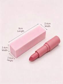 1pc Macaron Pink 4-Sided Nail Polishing Sponge Block, Long Fine Sponge Tofu Block, Colorful High-Foam 4-Sided Buffing Block, Nail Shaping Buffing Nail Surface Brightening Natural Nail Buffer - Multicolor - View 3