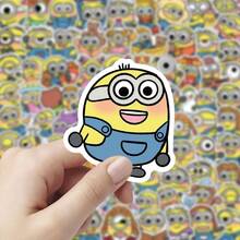 Hasbro 100pcs Box Stickers, Thief Dad Cartoon Waterproof PVC Stickers, Handheld Water Cup & Luggage Decoration, Suitable For Holiday Party And Birthday Gift - Multicolor - View 9