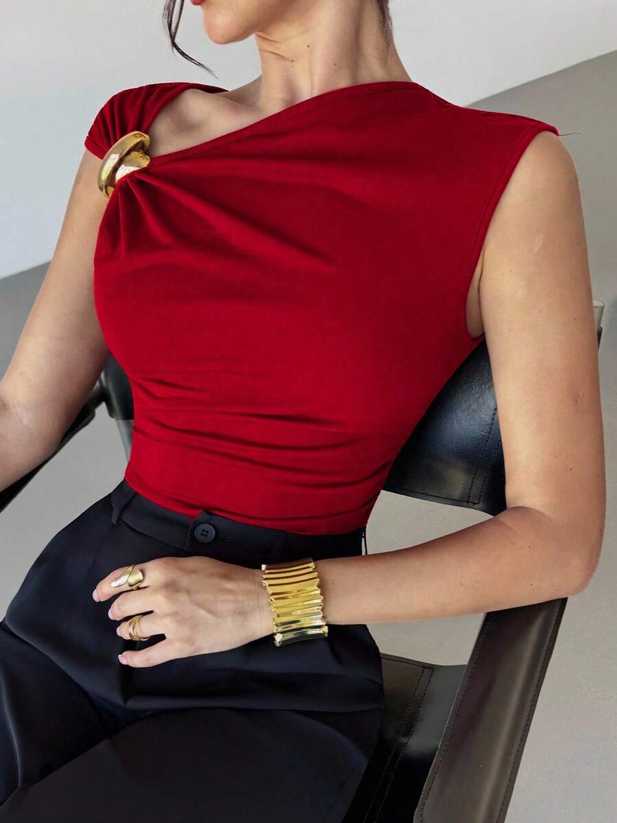 Women T-Shirts - Merah - View 1