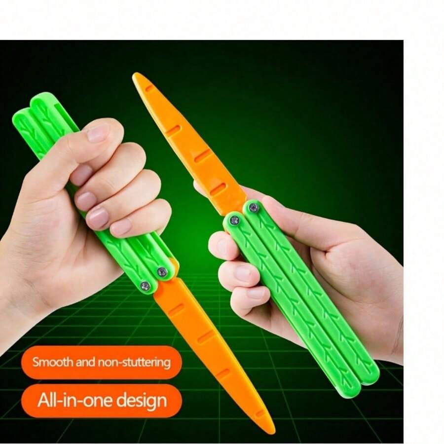 1/2/4pcs Toy Stress Relief Tool, Gravity Carrot Claw Knife - Multicolor - View 1